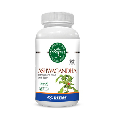 Deltas Ashwagandha Tablet 60 Tabs